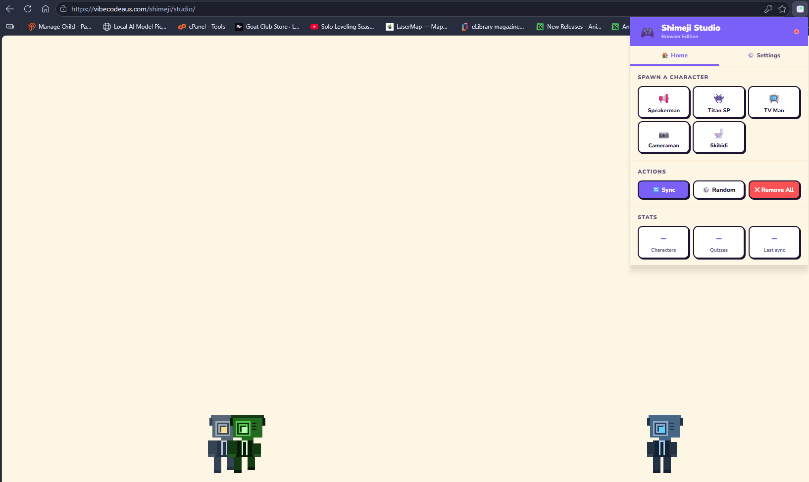 Shimeji Avatar Studio